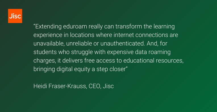 We’re excited to launch a new service, extending eduroam. Students can seamlessly connect to eduroam via 4G/5G WiFi cellular connectivity, gaining free access to educational resources and bringing digital equity a step closer 👉 bit.ly/3JGS8jr #love2eduroam