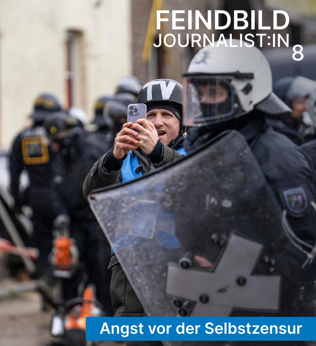 Das @ECPMF hat wieder die Bedrohungslage des Lokaljournalismus beobachtet und die Ergebnisse in der Studie 'Feindbild Jornalist:in' erfasst. In NRW ereigneten sich 2023 vier tätlich Angriffe auf Kolleg:innen >>> ecpmf.eu/feindbild-jour…