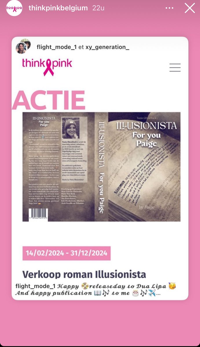 Editiepajot : HALLE – Villa Servais stelt voor “Illusionista, For you Paige” van Tania Ghyselinck editiepajot.com/regios/7/artic…