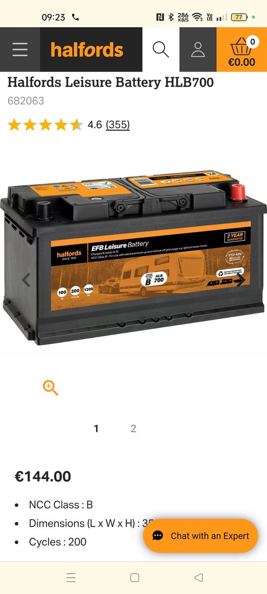 MR_Tim_Newell's tweet photo. Hey @Halfords_uk can you explain the price difference please? I wanted to buy a leisure battery yesterday. £209.99 in UK, €144.99 in Ireland. That's £122. Why? Near double the price... Will be shopping elsewhere on this basis. I could fly to Dublin, buy one and fly home cheaper. https://t.co/CEzVEnH03Y