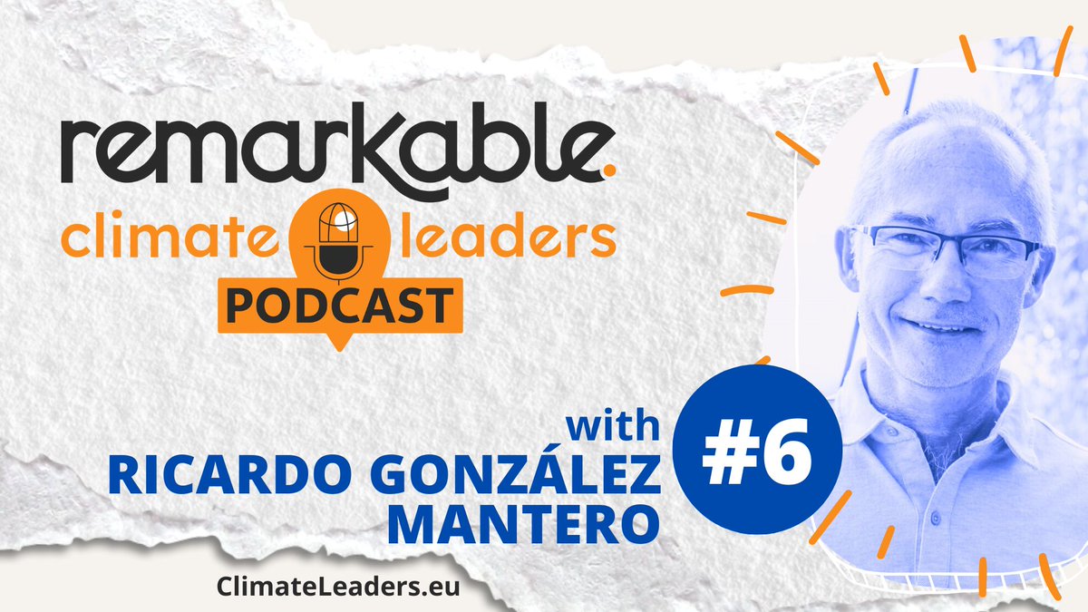 In this episode of the #ClimateRemarkables Podcast, meet @ManteroRicardo! Head of External Relations at the Regional Energy Agency Castilla y Leon @EnergiaJCyL, he is a leader in promoting #energyefficiency & #renewableenergy sources 🌱 Listen here: buff.ly/4aqVW3L