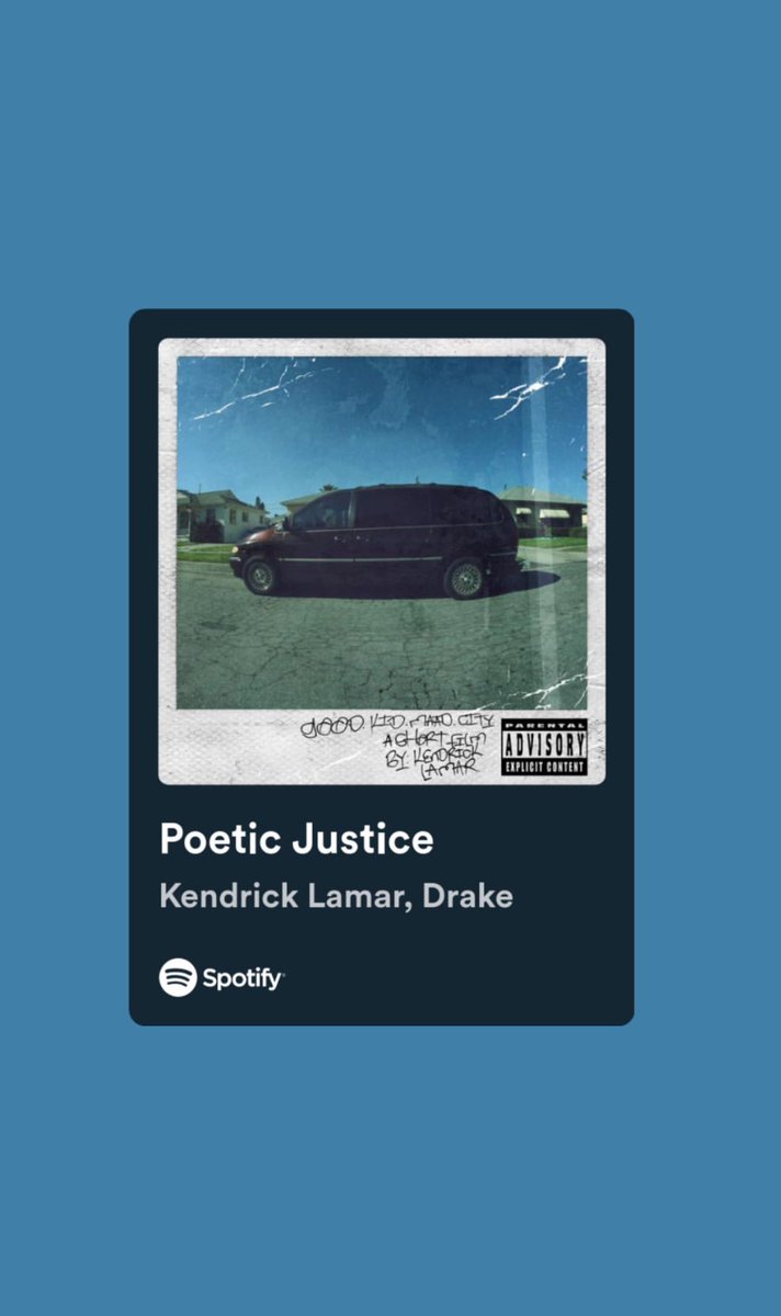 [rkive] instagram story [🔗 poetic justice by kendrick lamar and drake open.spotify.com/track/3MLOAIJN…]