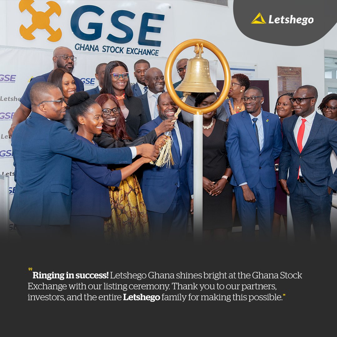 A moment of pride & achievement! Yesterday, we marked the successful issuance of our GHS 100 million bond by ringing the bell at the Ghana Stock Exchange. Here's to continued progress and growth! #LetshegoGhana #GhanaStockExchange #SuccessStory #Growth #StanbicBankGhana…