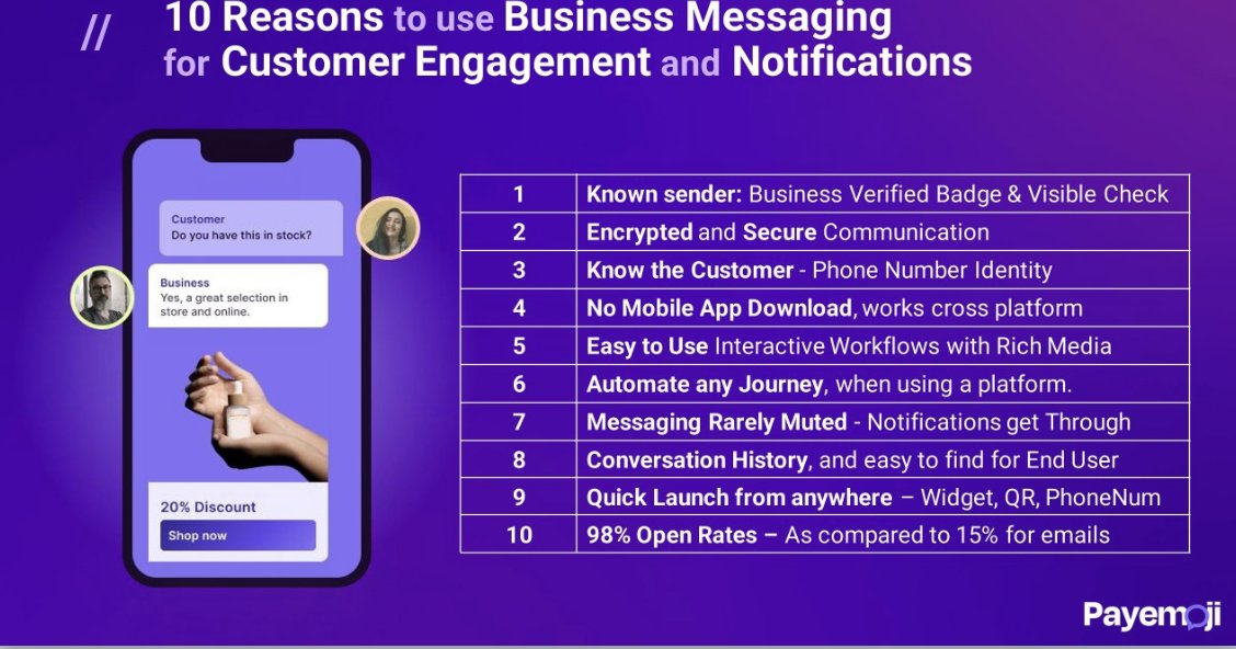 Thinking of switching to WhatsApp Business for customer engagement & notifications?

Calculate costs & benefits for your business: payemoji.com/roi-calculator 

#Payemoji 
#whatsappbusiness 
#roicalculator 
#conversationalcommerce