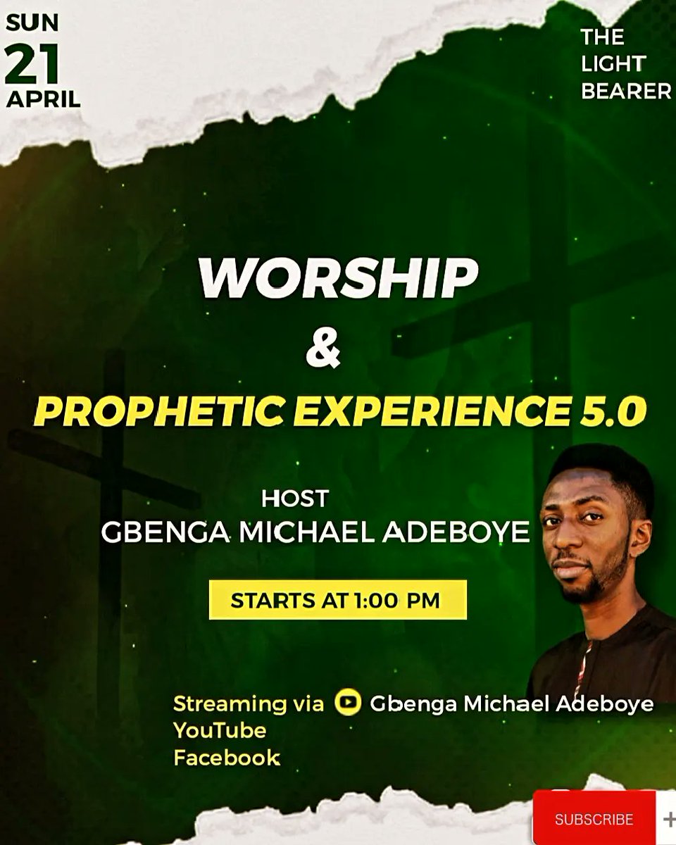 GMA_OFFISIAL's tweet photo. Those who worship Him must worship in spirit and truth.”

Anticipate worship and prophetic experience 5.0
This Sunday 1pm
Details 👇👇. 
#worhip #Jesusisglorified
#prophetic #Experience https://t.co/jhaF8zutqS