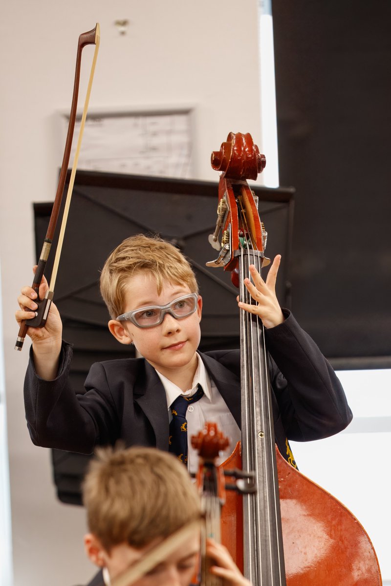 COLFESmusic's tweet photo. In their music lessons last term, 4B learnt how to be a string orchestra through the string scheme. Each student is given a violin, viola, cello or bass and as a class they are taught the basics and give a concert at the end of the term. #musicinschools #colfes https://t.co/8ZBcHsnGSv
