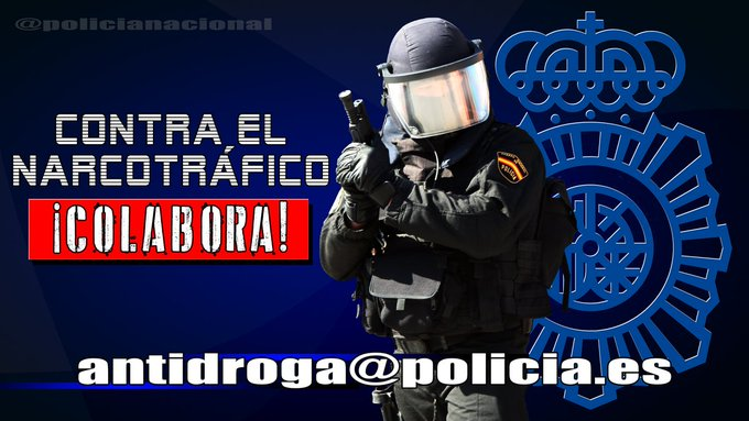 Si sospechas que en tu barrio puede venderse droga...⬇️ Cuéntanoslo por correo de forma totalmente anónima👀 Colabora con nosotros: antidroga@policia.es 📩 #ColaboraciónCiudadana