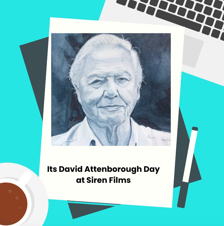 Today at Siren Film’s we celebrate David Attenborough Day. On this day a few years ago we received a letter from the legend himself telling us how he watched our films with ‘unalloyed delight’ - what an endorsement 🩵 sirenfilms.co.uk/library/what-d… #filmmaking #endorsement