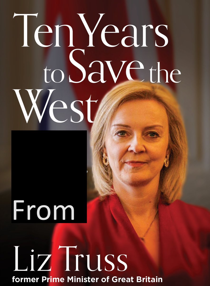 TornToRibbons's tweet photo. Fixed it #LizTruss #Book #NatCons #Brussels https://t.co/BVhJIdFKjC