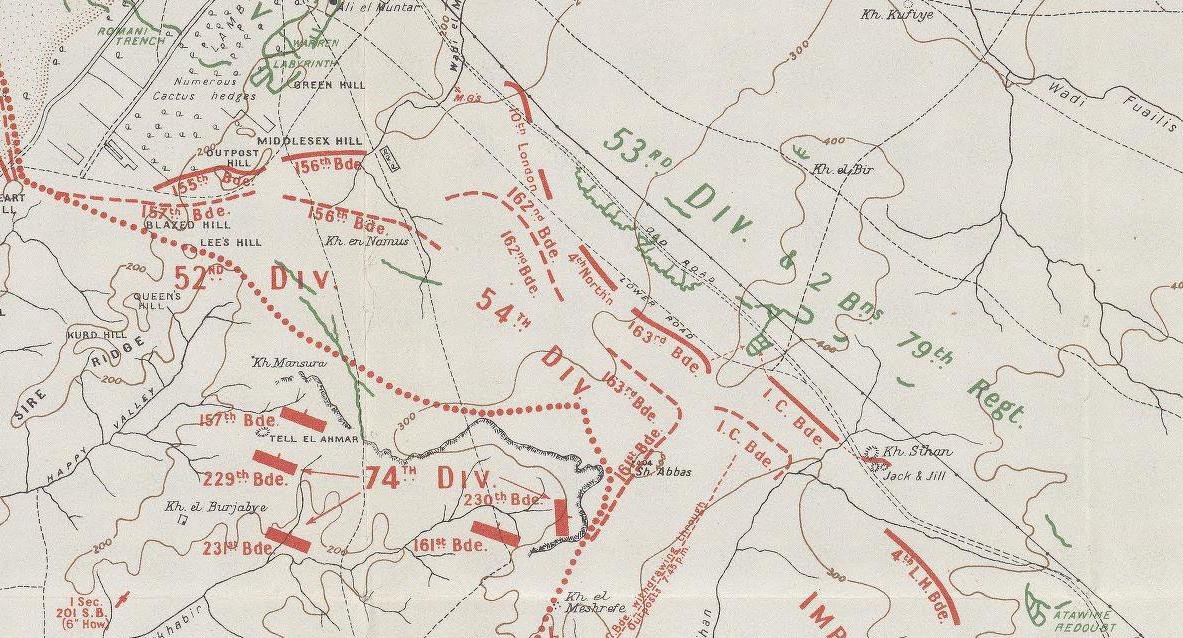 On 17 April 1917 two Mk I tanks, HMLS Nutty & HMLS Sir Archibald were in action nr Sheikh Abbas, Gaza, supporting 54th Div. HMLS Sir Archibald was hit and Gnr Ferguson was killed. He is buried in Gaza War Cemetery. @HemaJaradah