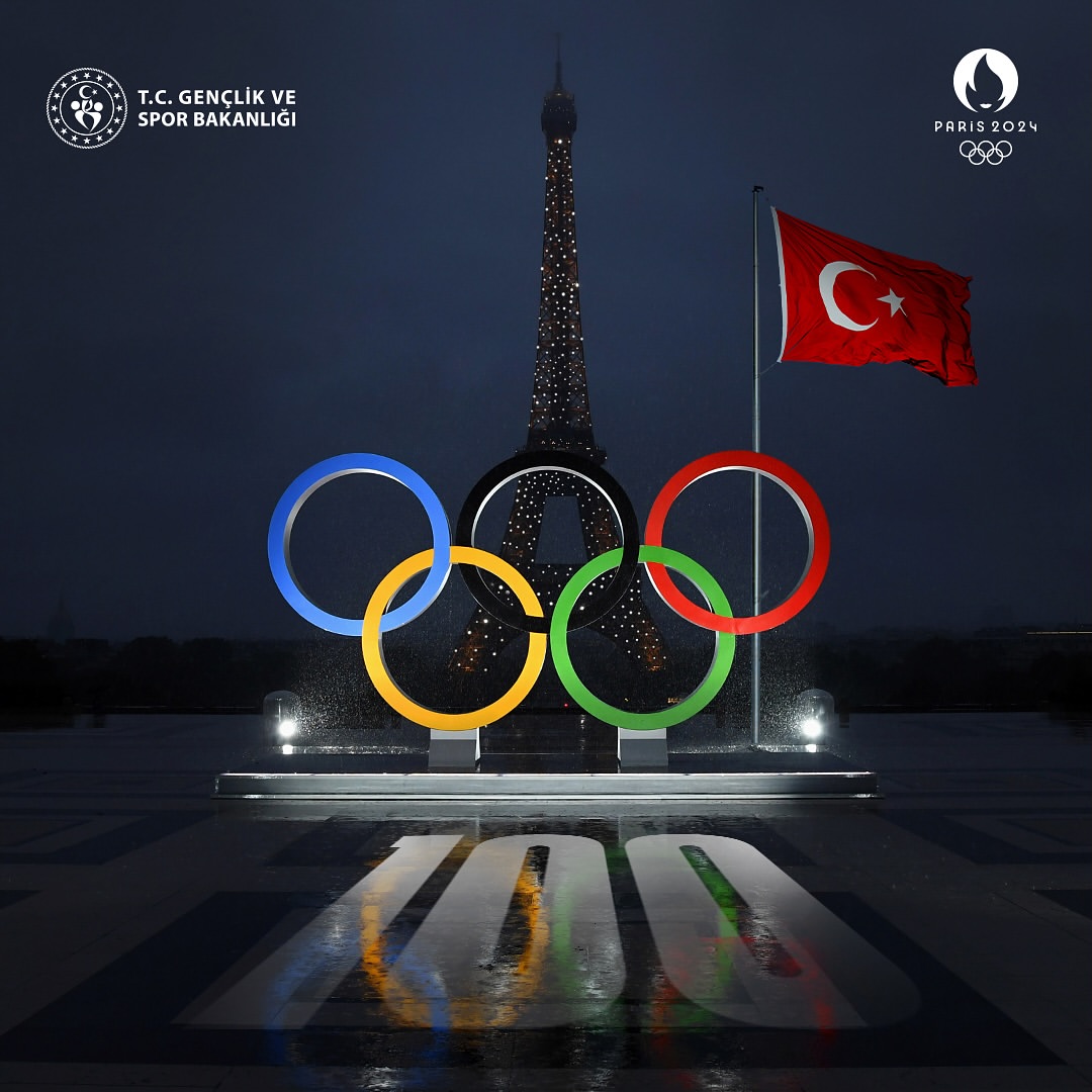 Ay yıldızın Paris’te dalgalanmasına son 100 gün!🇹🇷

Göz bebeğimiz sporcularımıza şimdiden yürekten başarılar!👏🏼

#Paris2024 #teamtürkiye

@OA_BAK @gencliksporbak
@TCSinopValiligi @mustafaozarslnn