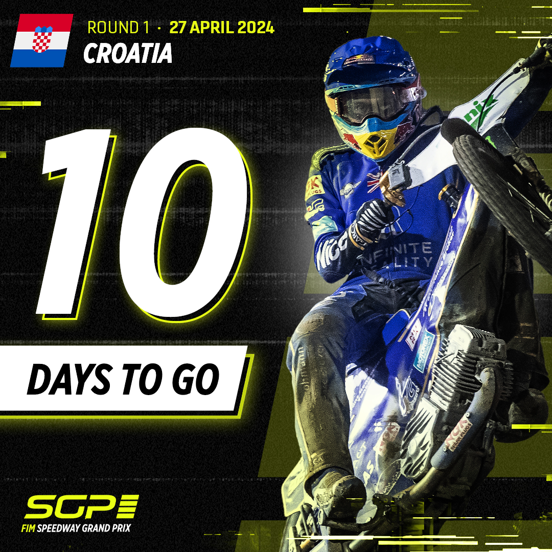 We cannot wait to be in Donji Kraljevec for the season opener!! 🙌

Only 10 days to go until the #CroatianSGP 🇭🇷 

#FIMSpeedwayGP | #2024Loading 🔄