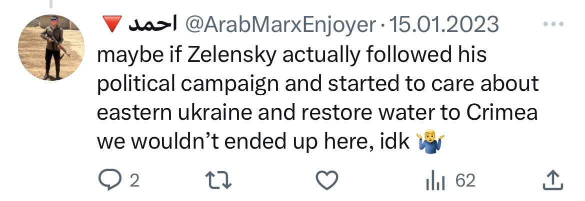 OlaSvenneby's tweet image. Med en nestleder som dette, er det kanskje ikke så rart at Rød Ungdom er motstandere av Ukrainas motstandskamp.