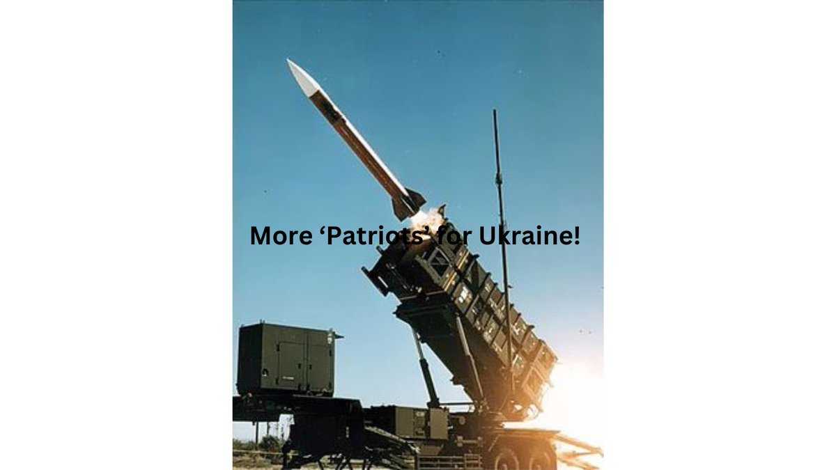 A year ago first 'Patriot' missiles have arrived in #Ukraine despite #Russia’s warnings about ‘consequences’. The only consequence was saved Ukrainian lives. Today, the cost of delays is the same. There is no shortage of patriotism for Ukraine, it needs more 'Patriots'.