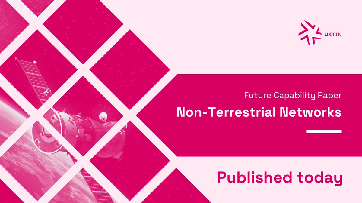 💡Would you like to know more about how Non-Terrestrial Networks are evolving the #telecoms landscape in the UK? See our latest future capability paper to find out! Read here 👉 ow.ly/hPFM50RhRyS @SciTechgovuk @DigiCatapult @SatAppsCatapult @Cranfielduniversity