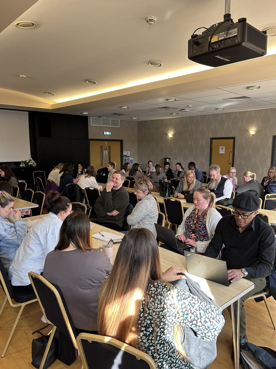 Rotherham locality social workers gathering for first all locality learning event! #teamrotherham #socialwork