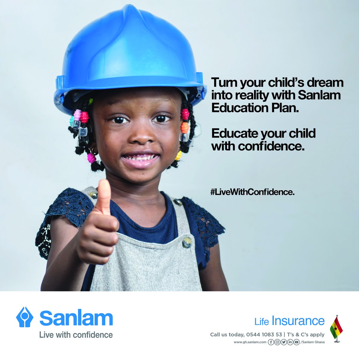 Dreams can come true if we dare to pursue them.

Sign up for the Sanlam Education Plan or
Visit bit.ly/3U3G7cf today!

#SanlamGhana
#LifeInsurance
#SanlamEducationPlan 
#LiveWithConfidence