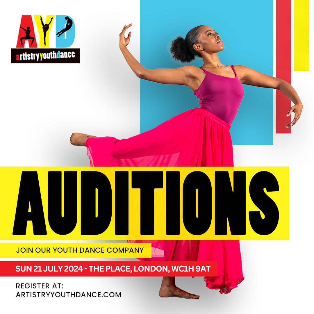 💃🏾There's more! 📅Next #auditions for their 2024/5 intake of young dancers on 21st July 24 🎫AYD also invites groups of young people to attend iconic theatre shows. @HamiltonMusical is next up, followed by @MJTheMusicalUK & @BalletBlack: Heroes. artistryyouthdance.com/events #impact