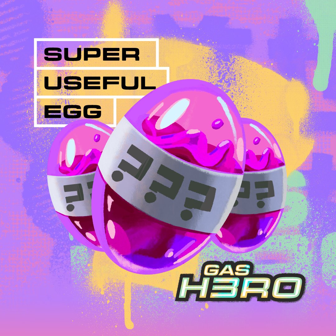 🌟 Attention Heroes! 🌟 A thrilling update, “Super Useful Egg”, awaits tomorrow, 18th April at 6:30am UTC! 🐣 Here's what you need to know: 🥚 During breeding, you'll have the option to toggle on the possibility of breeding a “Super Useful Egg” instead of a normal hero.