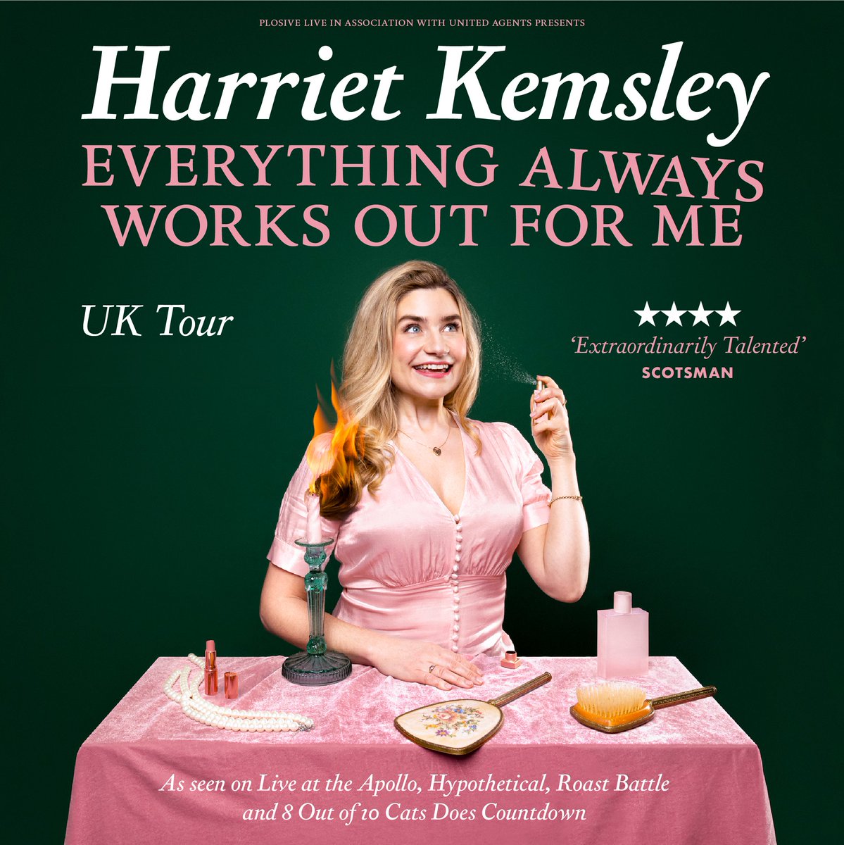 🚨 TOUR ANNOUNCEMENT 🚨 ✨ HARRIET KEMSLEY: EVERYTHING ALWAYS WORKS OUT FOR ME ✨ The multi award-winning comedian is back, talking about break-ups, sloths and trying to think positively while everything descends into chaos. 🎟️ On sale 10am Friday plosive.co.uk/events/harriet…