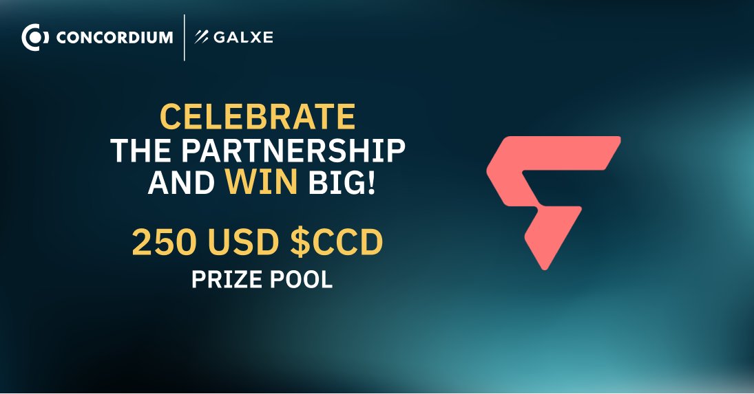 @ConcordiumNet x Fraia.ai Partnership Celebration! 🎉 🌐 Powered by @Galxe , we're in the midst of our exciting celebration for the partnership between Concordium and Fraia.ai - a platform where you can create your own digital twin!🚀 🌟 Prize: 5