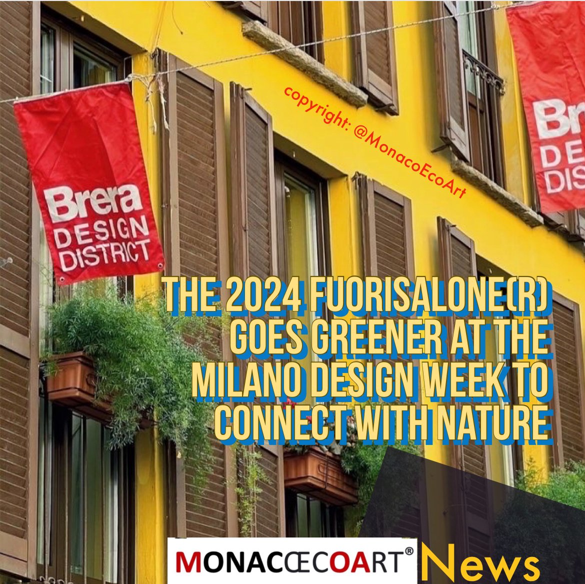 ✒🇲🇨 MONACŒCOART®🪜🍏#SUMMITS & #EVENTS: The 2024 FuoriSalone® goes greener at the #Milano #DesignWeek to connect with #Nature #Trending #future #TechnologyNews @fuorisalone @iSaloniofficial @eni @grandseikousa 👉monacoecoart.com/post/fuorisalo…