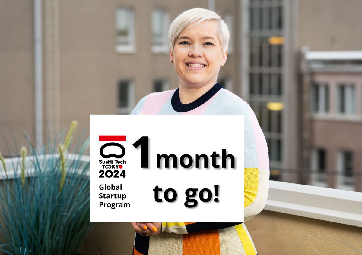 【1 Month to go until the STT2024GSP!】 Details: sushitech-startup.metro.tokyo.lg.jp 🍣Sessions Speakers! Countdown photo provided by Sarita Runeberg of Maria 01, the largest startup hub in Scandinavia, who will be speaking at STT2024GSP. maria.io @sarita_runeberg #STT2024GSP