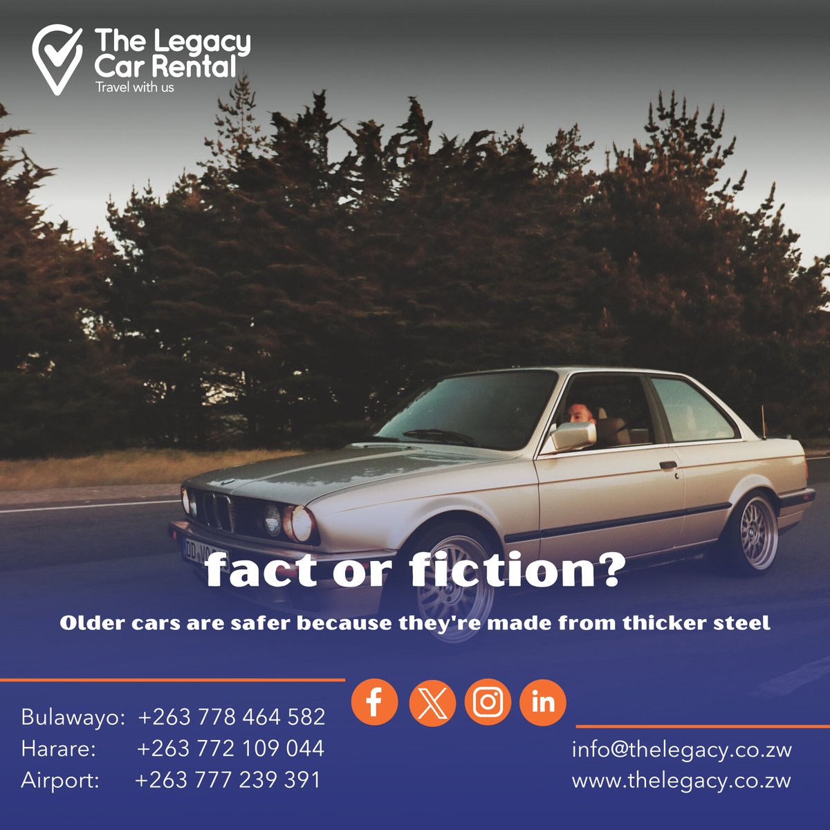 Are older cars really safer than newer models? Share your thoughts and join the conversation with fellow travel enthusiasts. #jointhedebate #travelcommunity #shareyouropinion #whatdoyouthink #TravelWithUs #TheLegacy