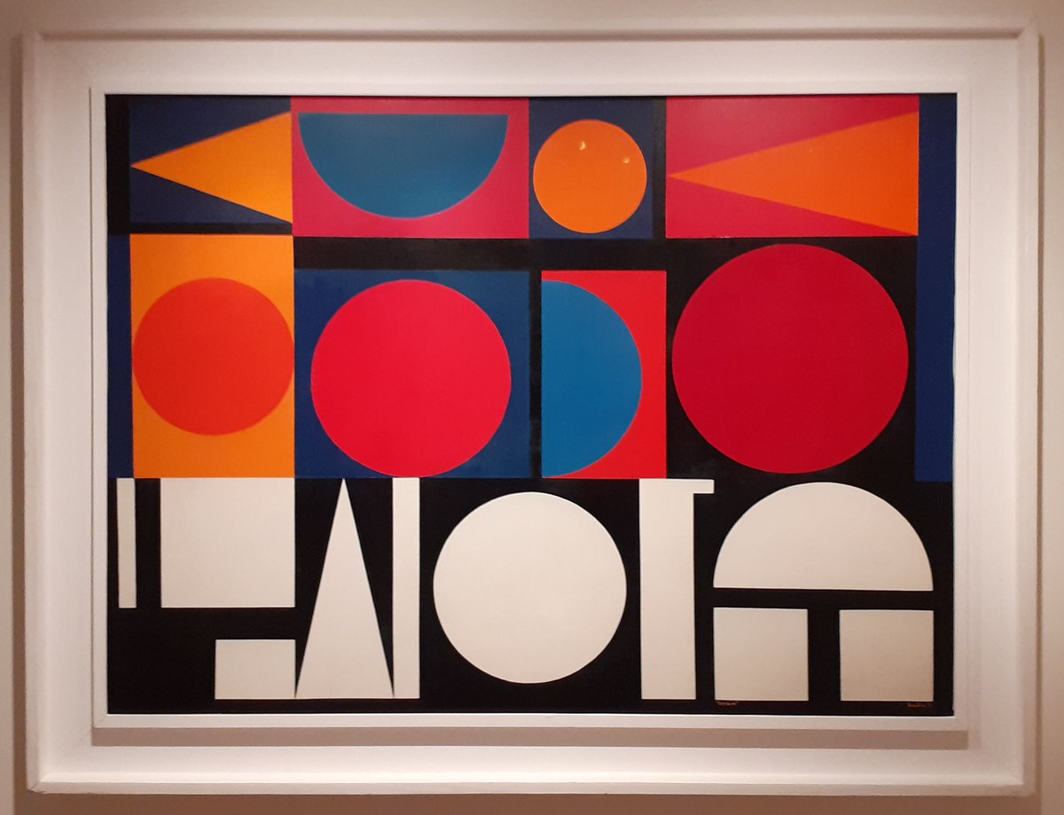 Mathematiques75's tweet photo. Je connaissais quelques œuvres "géométriques" d'Auguste Herbin, mais je ne savais pas que se cachait derrière ces tableaux un véritable alphabet de formes et couleurs (dont Vasarely s'est inspiré plus tard).
Très belle expo #AugusteHerbin au @MuseeMontmartre
#ArtAbstrait https://t.co/gKgXq5SsvX