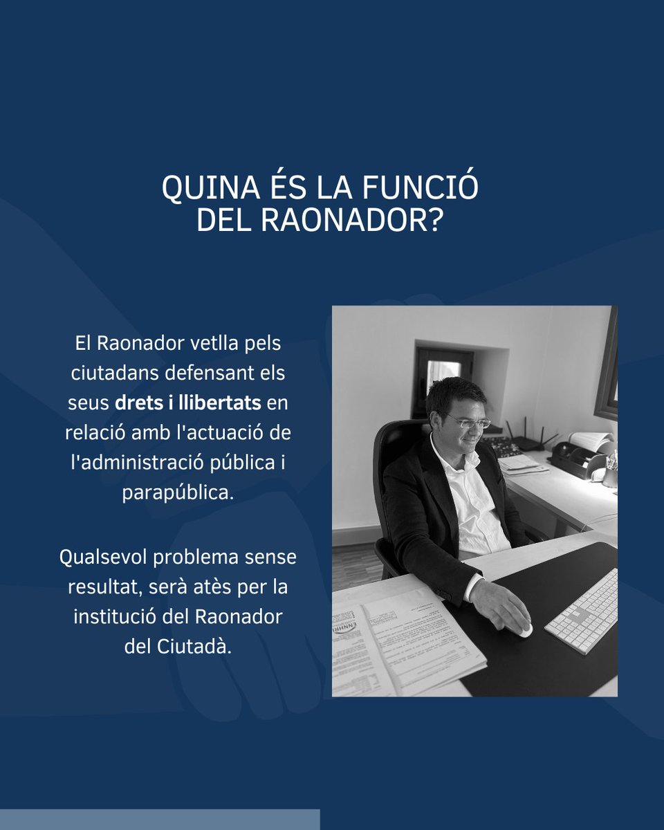👨🏻‍⚖️ A Andorra, el Raonador del Ciutadà vetlla pels drets des de 1998. Protegeix l'eficàcia administrativa i els drets constitucionals, lluita contra la discriminació i defensa la igualtat. Atén queixes ciutadanes i protegeix els més vulnerables. Una figura clau per a la justícia.