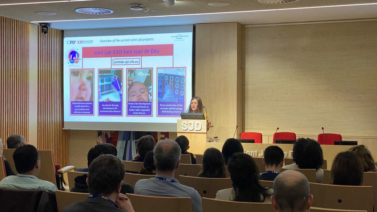 ICFOnians's tweet photo. Today we are celebrating the BMPN annual meeting, focused on photonics for pediatrics, at the @SJDbarcelona_es

Dr. Ariadna Martínez from @ICFOnians and Dr. Joan Comella, director of @IRSJD_info welcome attendees and open the session.

👉https://t.co/P24wGjV3fD https://t.co/uBT8quVDRm