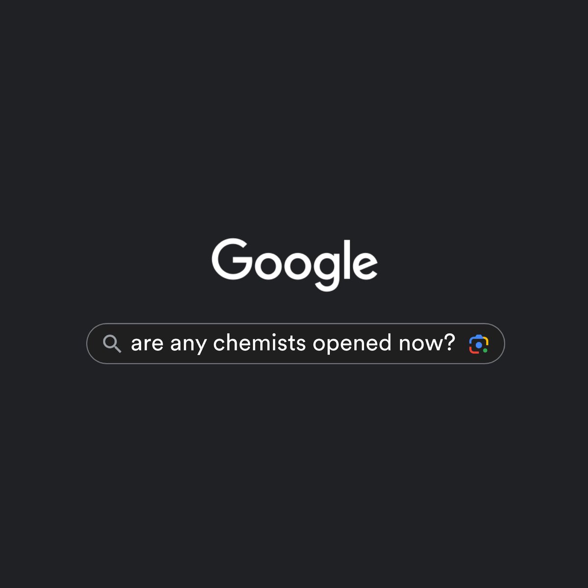 No matter when you type this search in, the answer will always be yes. That’s because we’ve delivered our election commitment to support three pharmacies to extend their operating hours around the clock, every day of the year.