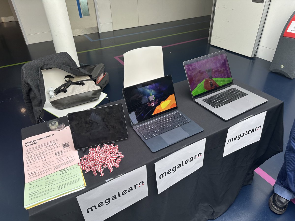Come say hi to Per and Joy and play our game Mega Museum World! #MuseumTech2024