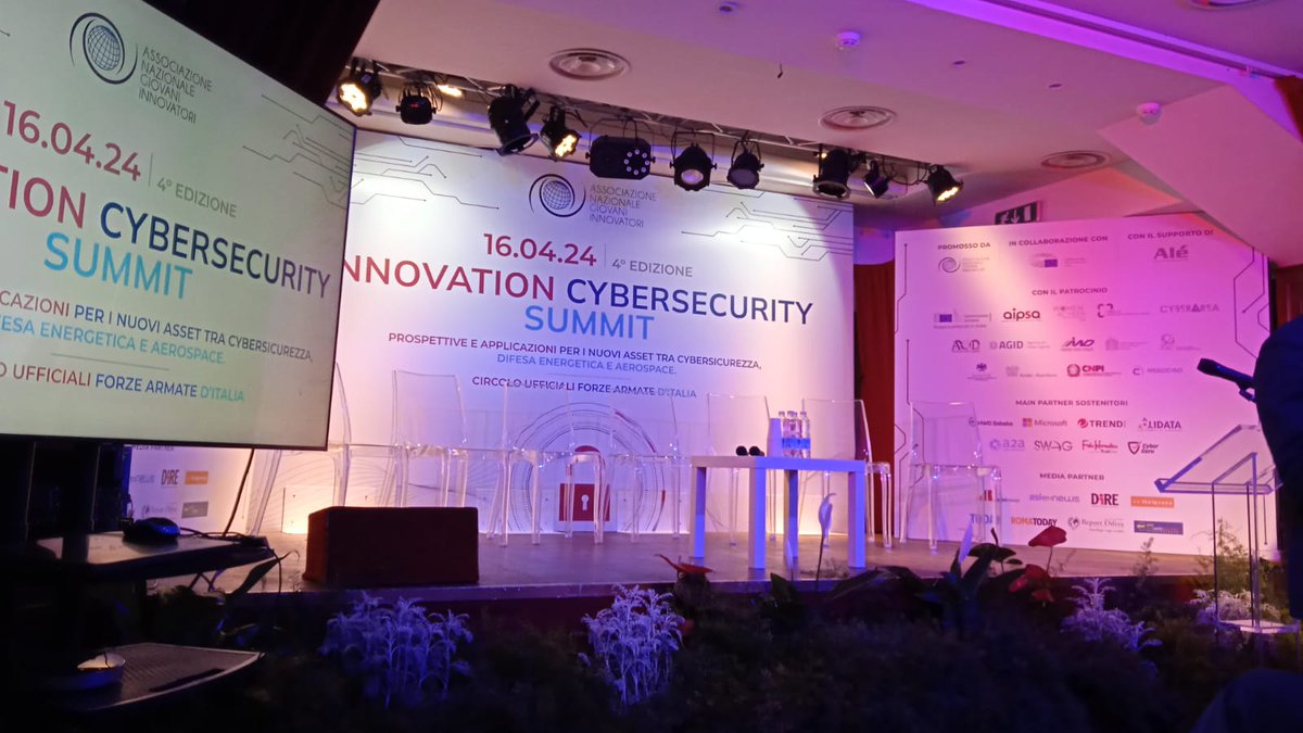 HWGSababa's tweet photo. Il nostro CEO @aceti_aceti all'#InnovationCybersecuritySummit promosso da @Angi_tech e @Europarl_EN per parlare di #cybersecurity e #infrastrutturecritiche con @Fincantieri @AnsaldoEnergia @_Carabinieri_ @Esercito @gruppo_a2a. 

Qui l'intervento: https://t.co/sxYIs6oMJ7 https://t.co/3dMZ9qvSIR
