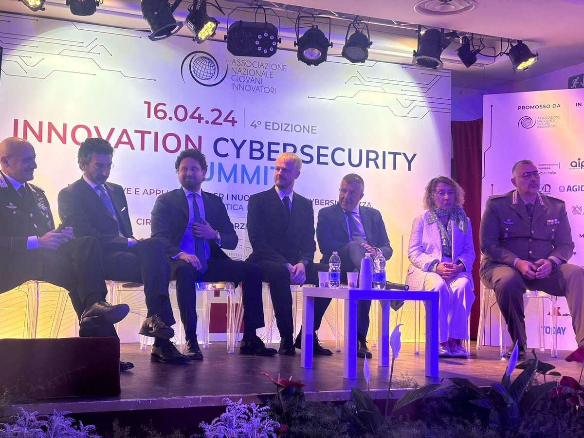 HWGSababa's tweet photo. Il nostro CEO @aceti_aceti all'#InnovationCybersecuritySummit promosso da @Angi_tech e @Europarl_EN per parlare di #cybersecurity e #infrastrutturecritiche con @Fincantieri @AnsaldoEnergia @_Carabinieri_ @Esercito @gruppo_a2a. 

Qui l'intervento: https://t.co/sxYIs6oMJ7 https://t.co/3dMZ9qvSIR