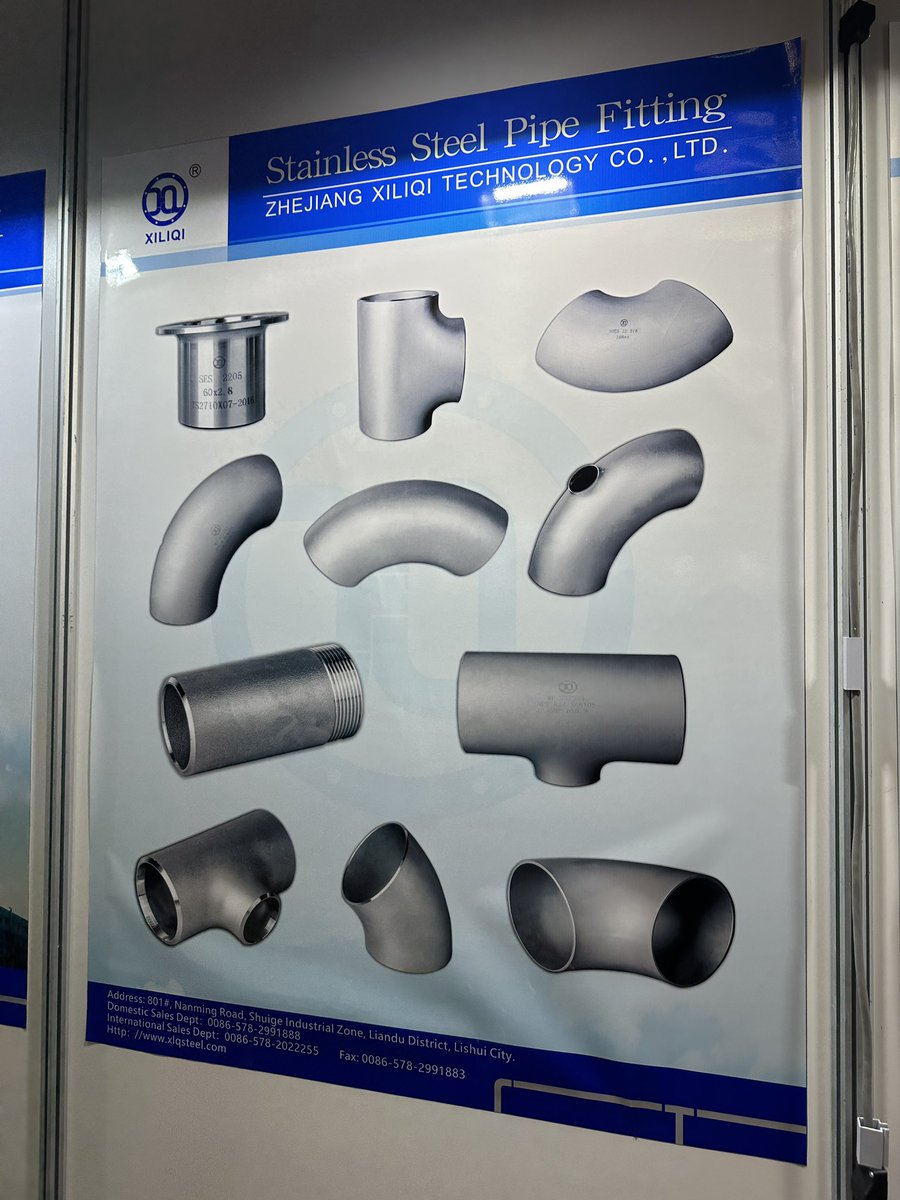 #stainlesssteel #elbow #tee #dusseldorf Day 3, waiting for you, wish to meet up on the show.