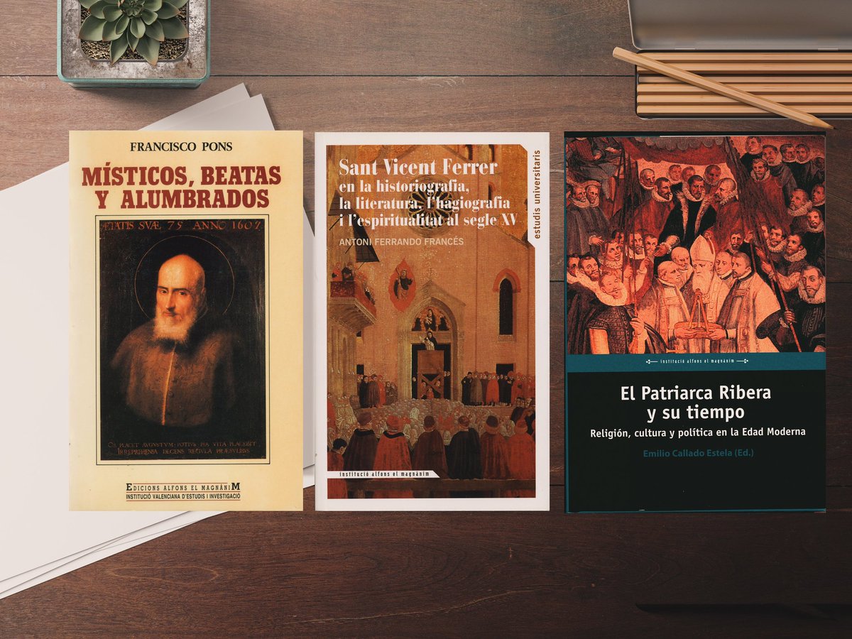 ✝️📚 Coneix alguns dels múltiples llibres que el @Inst_Magnanim té publicats sobre religió i creences. Ací et portem tres: #InstitucióAlfonsElMagnànim
