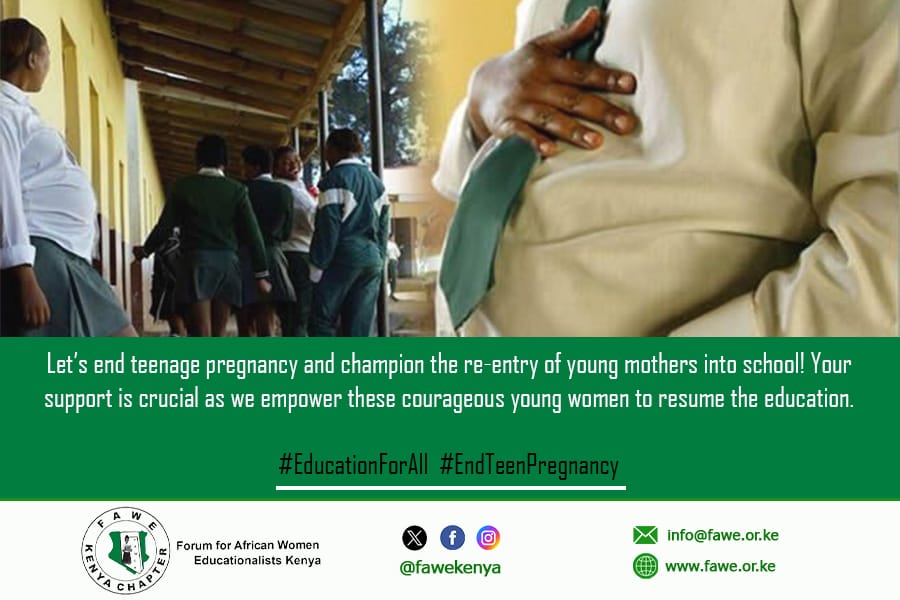 Let's End Teenage Pregnancy and champion the re-entry of young mothers into school! Your support is crucial as we empower these courageous young women to resume their education.  #EducationForAll #EndTeenPregnancy'