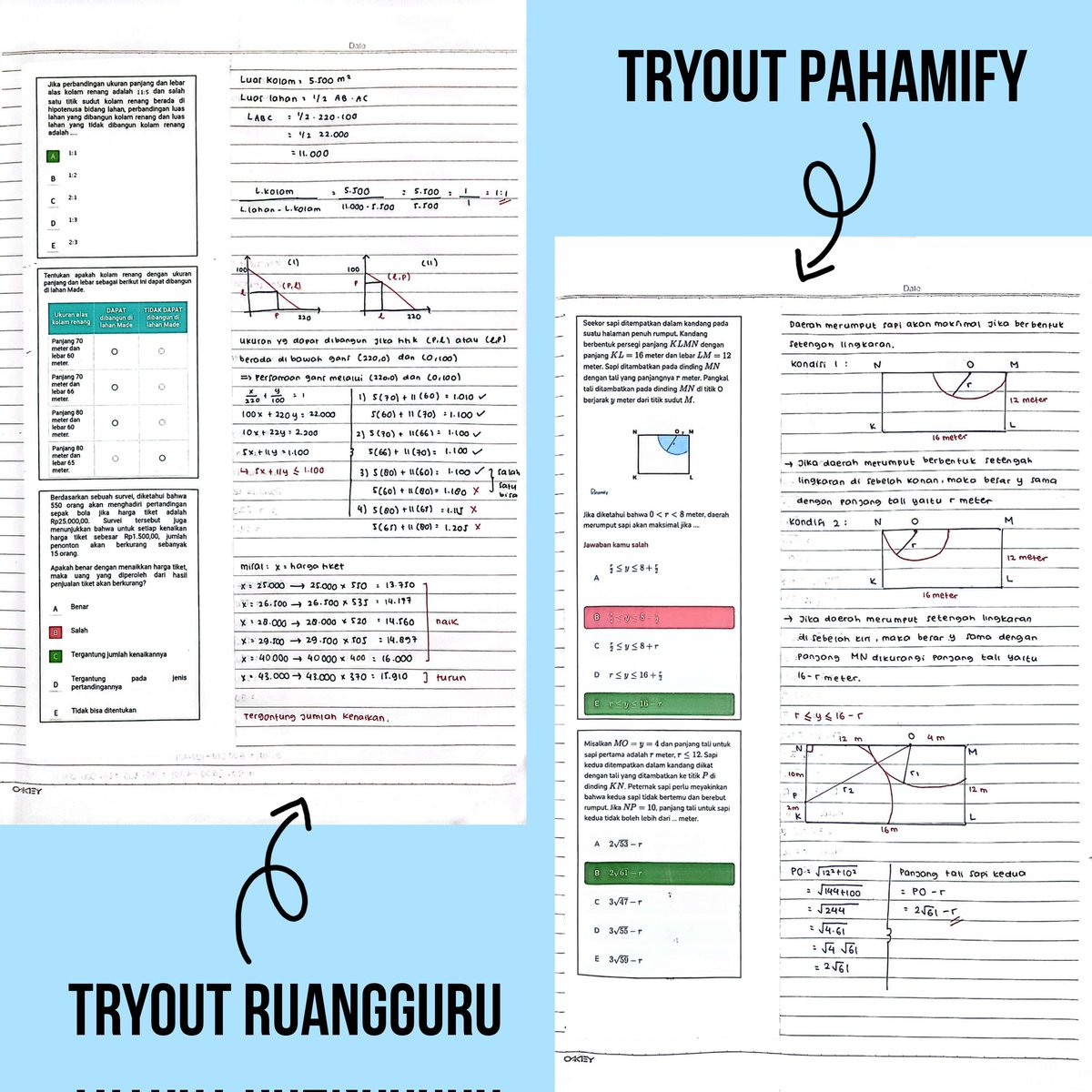 CATATAN BELAJAR UTBK || SNBT 2024
[ BATCH 2 ] cr by : <a href="/kanimayolava/">someone~ 🙇🏻📝</a> 🙇🏻📚

• PU • PPU • PBM
• PK &amp; PM 
• Review Tryout

include ~> BEDAH TIPE SOAL &amp; PEMBAHASAN LENGKAP | BONUS 100+ PAKET LATIHAN SOAL UTBK 7 SUBTES

☆ price : only 20k 
☆ order : via DM for payment