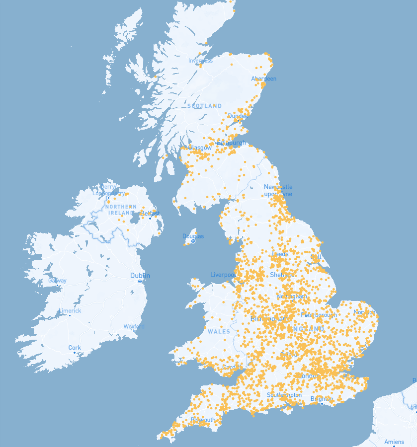King Charles is planning a new solar farm at his Sandringham Estate.

It's amazing how fast solar power has spread across the UK.

These maps tell the story. The one with hardly any yellow dots is January 2010. One with lots is today.

(Source: REPD)