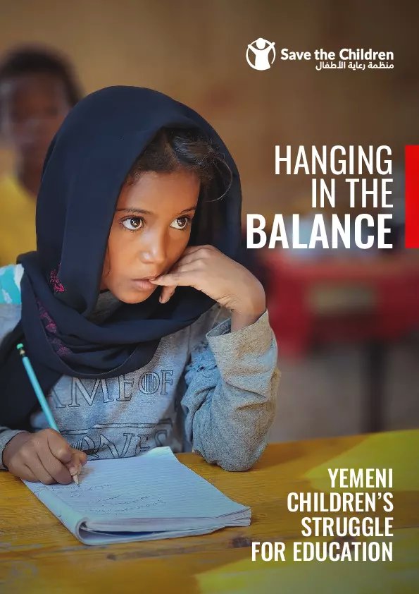 🎯ICVA member, @save_children's report on Yemeni Children’s Struggle for Education reveals that 39% of school-age children are still out of school and child labor is a major cause for school dropout. Read more in the report🔽 resourcecentre.savethechildren.net/document/hangi… #EducationForAll #Yemen