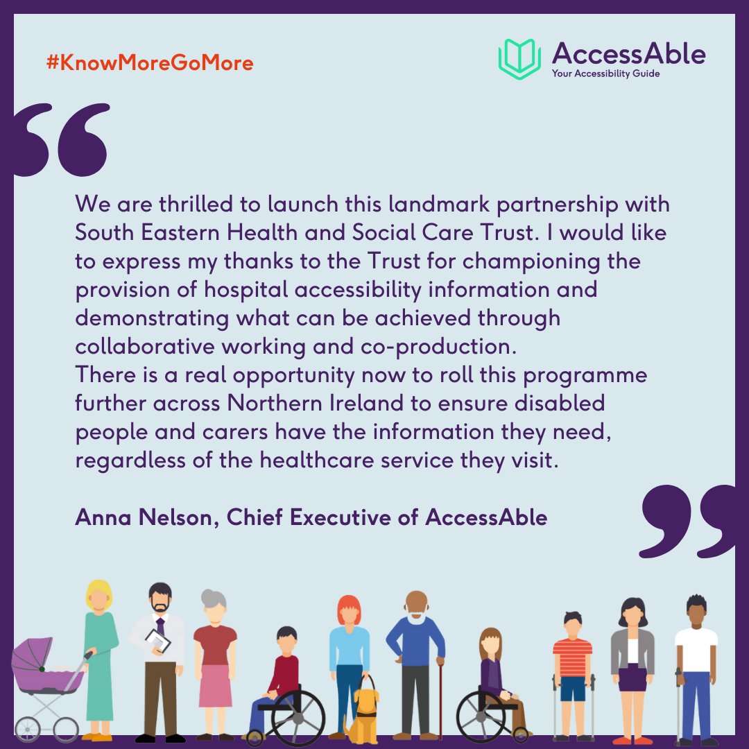 Today is the day! We are really excited to launch our new partnership with @setrust We are launching over 200 Detailed Access Guides to facilities, wards and departments. Check out the Detailed Access Guides here: accessable.co.uk/south-eastern-…