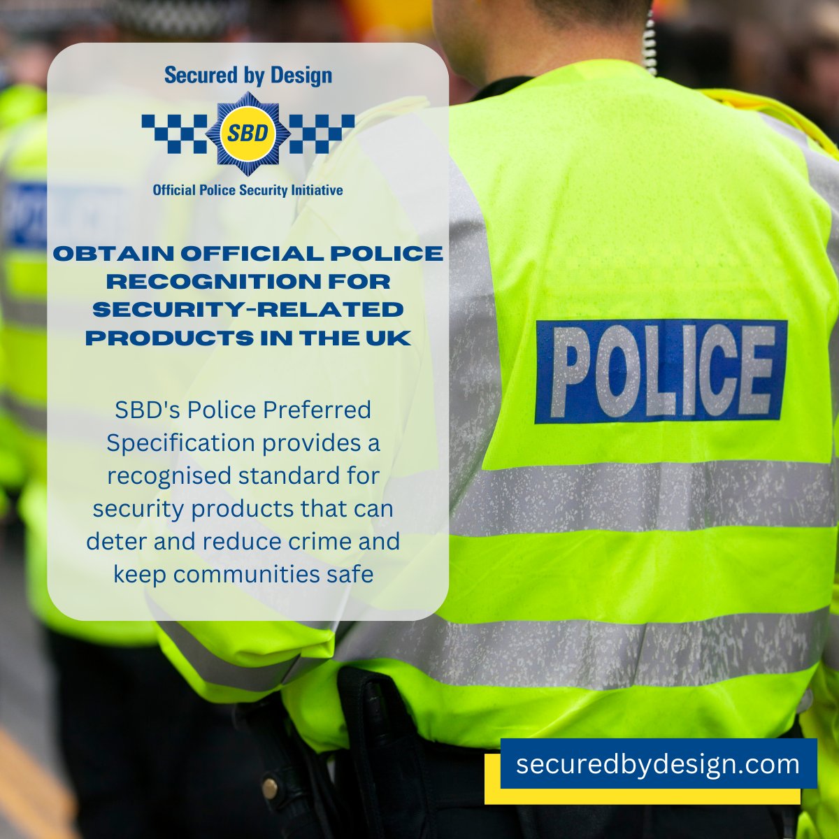 securedbydesign's tweet photo. SBD requires testing and certification for product categories. Tested products undergo rigorous evaluation, while certified products meet specific standards. Both play a crucial role in ensuring quality and safety. #ProductTesting #CertificationMatters https://t.co/GsbQzkBpsC