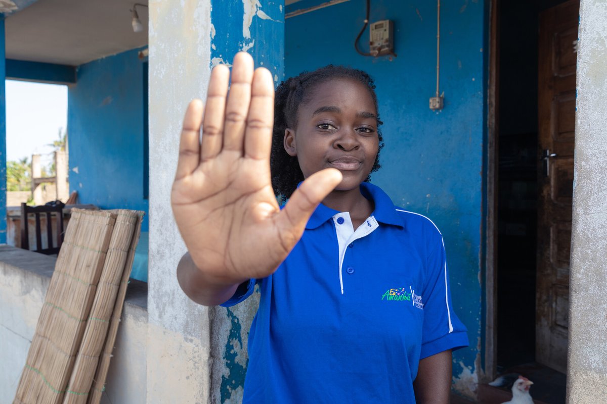 PlanGlobal's tweet photo. This is Eunice. She says NO to child marriage and the discrimination of girls 🚫 https://t.co/HyPhJFExvT