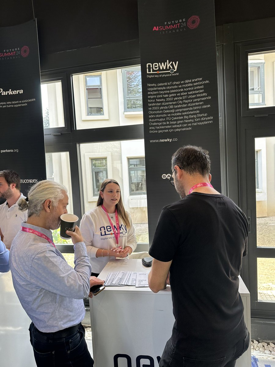 newkydigitalkey's tweet photo. 🚀 Join us at the forefront of innovation as experts shape the future of transformation with artificial intelligence at @Bahcesehir Future Campus. BAU Hub & @LimaVentures ,
#FutureAISummit24 #ArtificialIntelligence #AutomotiveCyberSecurity #forSafeMobility #Innovation https://t.co/cujfcXJ0Qo