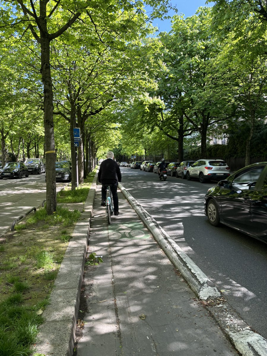 KPanaretto's tweet photo. @brisbanecityqld @space4cyclingbn @ryansrumblings Paris has transformed - why do we not want a city less reliant on cars? Can we not imagine a greener cleaner inclusive city in 10 years time? Politicians you need to lead the way https://t.co/P1xTTT7604