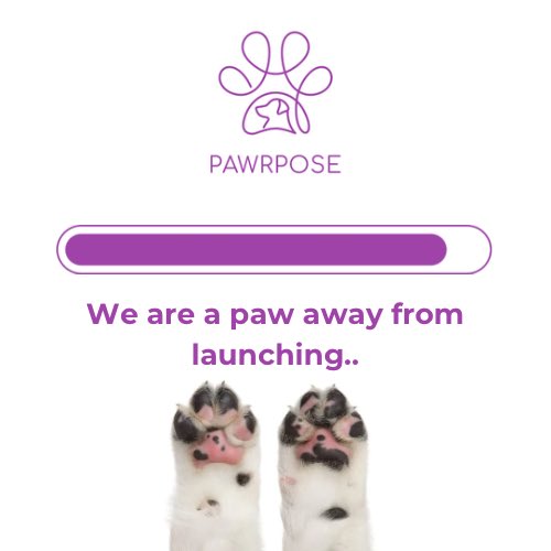 Pawrpose: Uniting Communities for Stray Animal Rescue with Rapid Alerts and Transparent Donations 🐾💜 

A paw away from going live…. 🐾 

#animal #animallovers #animalrescue #shelter #shelterdog #sheltercat #app #live #soon #pet #petlovers #animaladdicts #animaladvocate