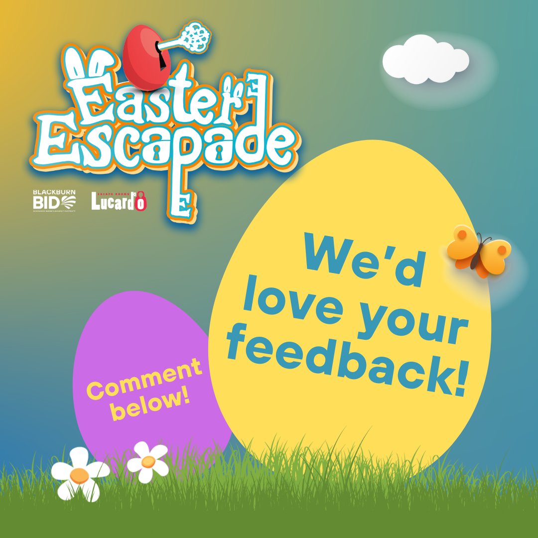 Did you take part in the Easter Escapade? If so, we'd love to hear your feedback! 💬