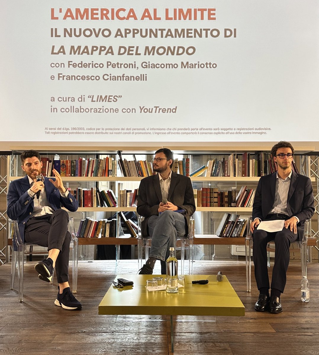 L’America al limite. Alla Fondazione Circolo dei Lettori di Torino, io e @FedericoPetroni abbiamo presentato il nuovo numero di Limes, “Mal d’America”.