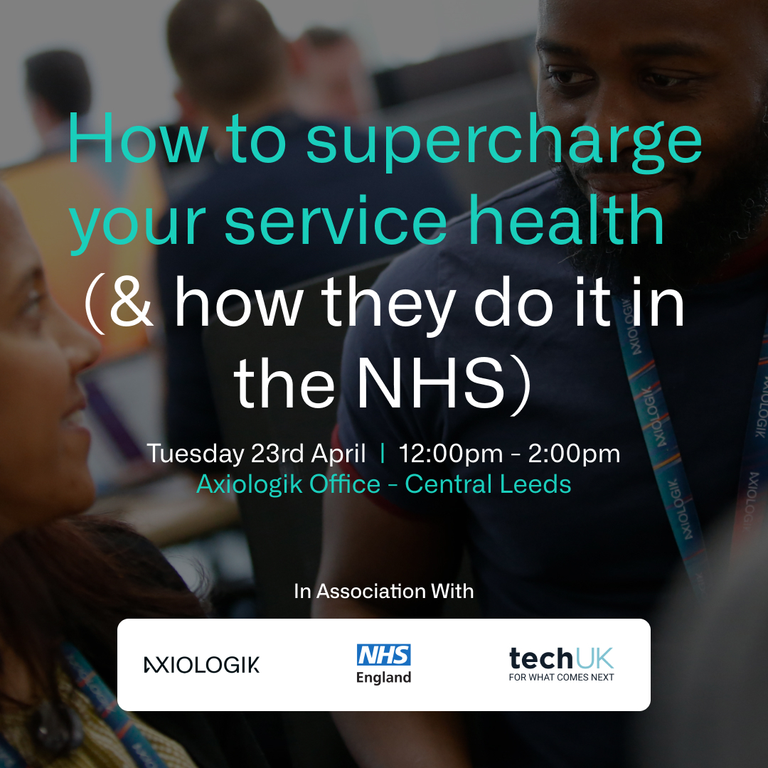 LeedsDigiFest's tweet photo. Are you looking to take your #ServiceHealth to the next level? 📈
Join @Axiologik at #LDF2024 for an insightful session designed to equip you with the tools and strategies needed to optimise your service performance. https://t.co/aKPzqSHhWe
